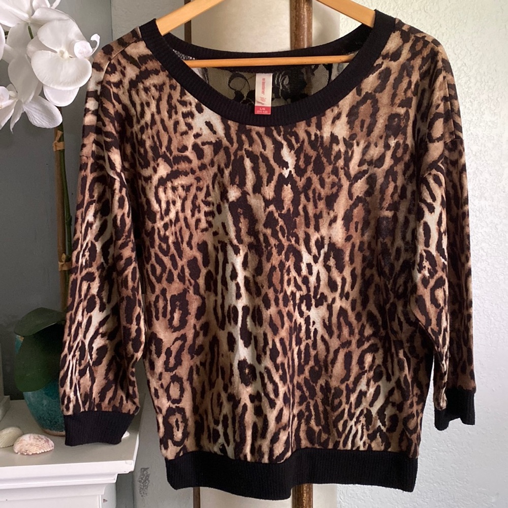 Leopard Print Sweater